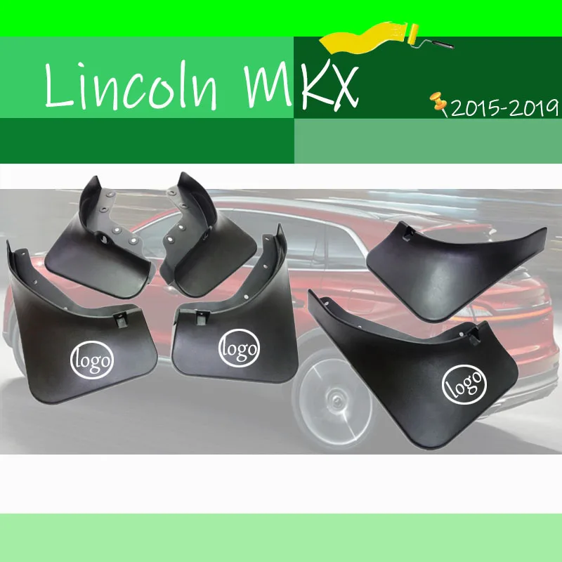 Для Lincoln MKC MKZ MKX Брызговики Nautilus Брызговики навигатор Брызговики автомобильные аксессуары авто Стайлинг - Цвет: MKX