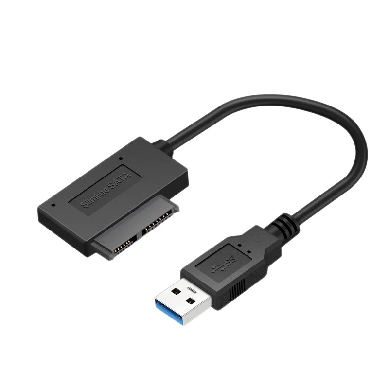 AAAJ-USB 3 0 до 7 + 6 13Pin тонкий SATA кабель с индикатором для ноутбука DVD/CD-ROM HDD Caddy Drive Adapter |