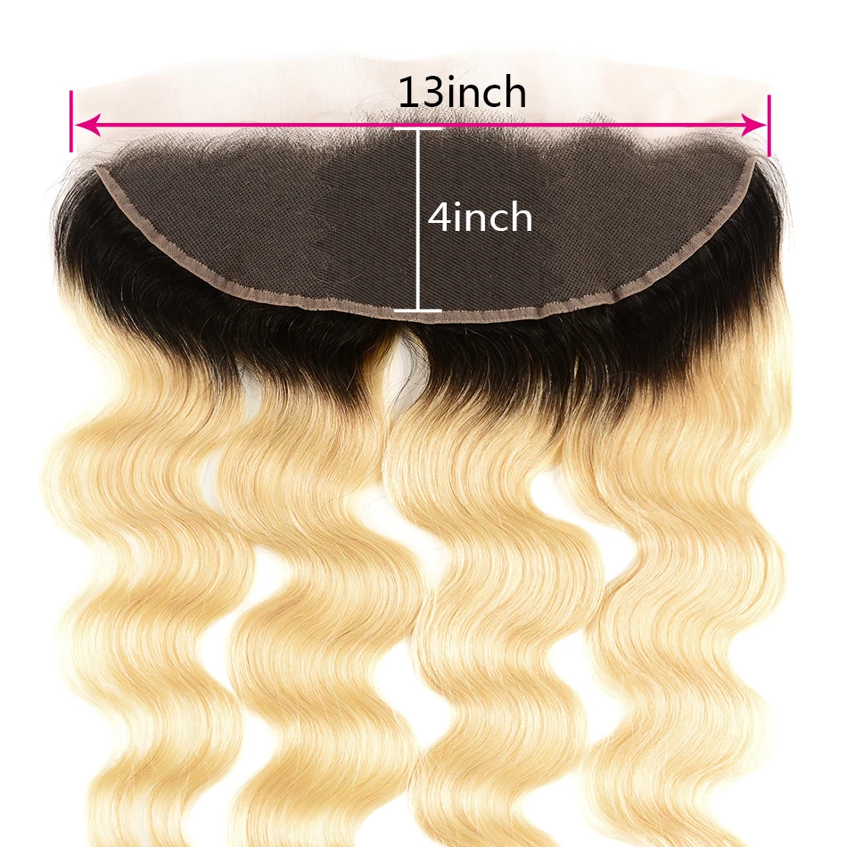 Волосы UNICE 1B/613 Фронтальные 13*4 синтетический Frontal шнурка волос синтетическое закрытие волос бразильский средства ухода за кожей волна 100%