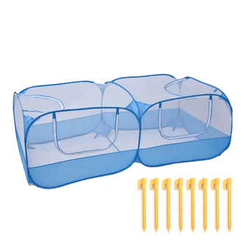 

Foldable Multifunction Ducks For Small Animals Chicken Enclosure Farm Pet Supplies Home Easy Install Goose Rabbit Outdoor Garden