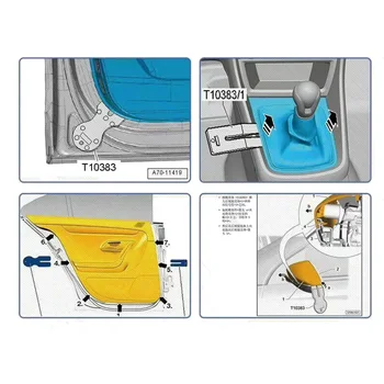 

Car Door Trim Door Removal Boards Clip Tools For Equiv T10383 T10383/1 T10383/2 High quality