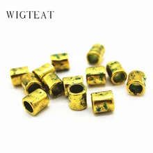 Ретро Сплав волос кольцо Kralen кольцо металлические аксессуары для волос для косичек дети бусины для волос дредлок Dread бусины