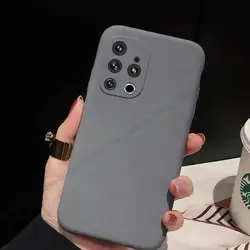 Custodia per telefono in silicone opaco sabbioso con protezione per lente della fotocamera