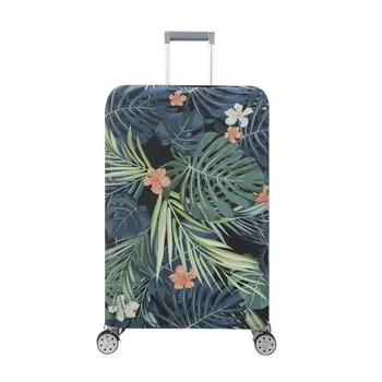 

Tropical Plants Trolley Luggage Travel Suitcase Protctive Cover Elastic Suitcase Protective Covers For 18-32 Inch Luggage Cover