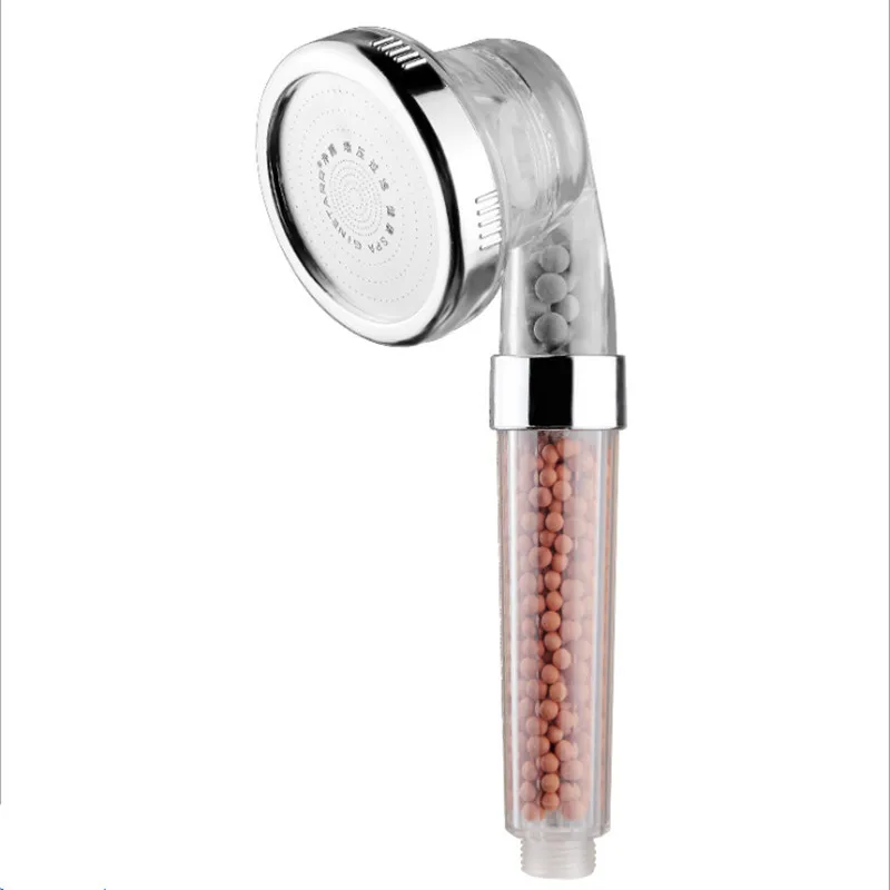 

3Modes of Negative ion Shower Pressurized Water-saving Hand-held Shower Head One-touch Water Shower Bathroom Accessories