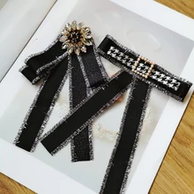 Ретро корейский галстук-бабочка для женщин, модный студенческий галстук-бабочка для свадебной вечеринки, галстук-бабочка ручной работы, аксессуары для рубашек