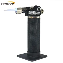 Профессиональный пьезо микро газовый струйный фонарь, 1300c Цельсия пламя сварочный фонарь es бутан зажигалка фонарь пайки горения