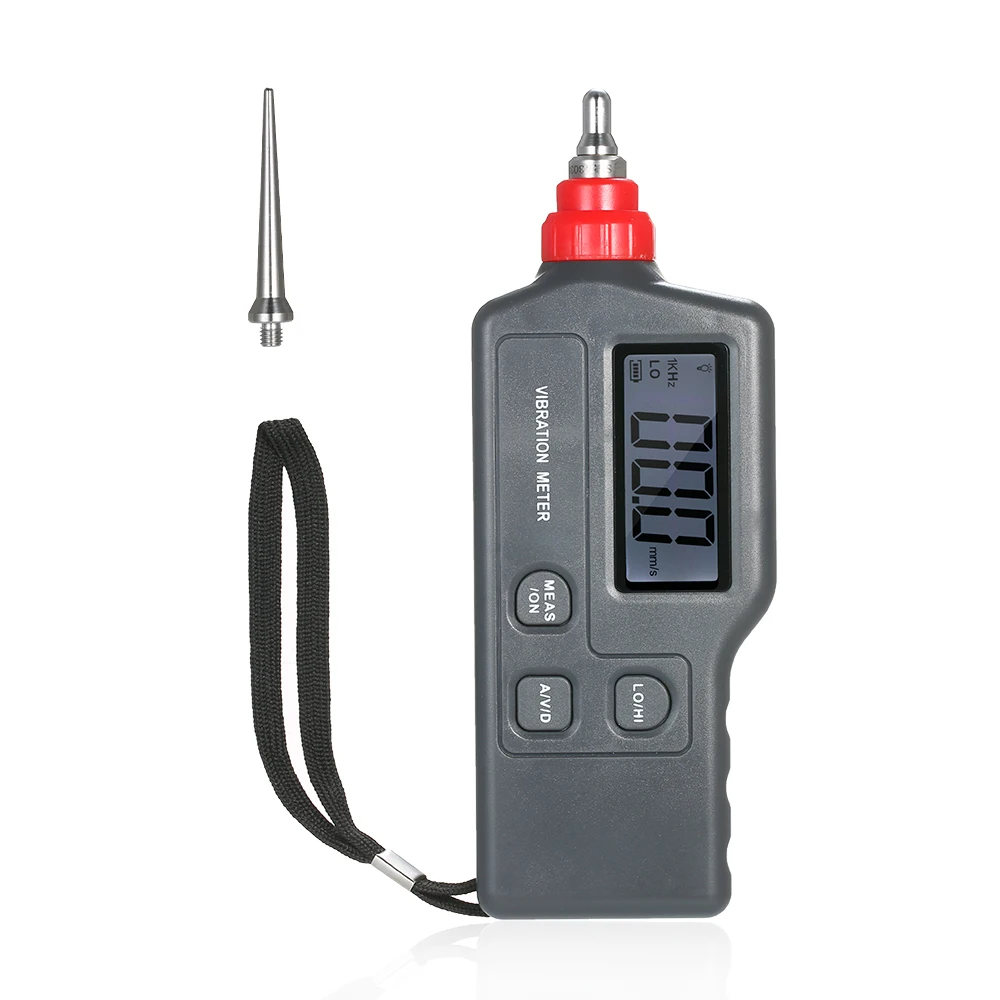 

Vibration Meter Portable Digital Vibration Meter with LCD Screen Vibration Analyzer Tester AC Output Acceleration Velocity