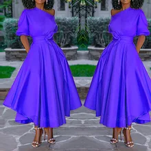 Европейский и американский стиль, платье,, на одно плечо, на шнуровке, на талии, облегающее длинное платье