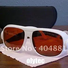 Лазерные защитные очки для 190-540nm и 900-1700nm O.D 5+ CE добавление черный жесткий мешок и ткань для очистки