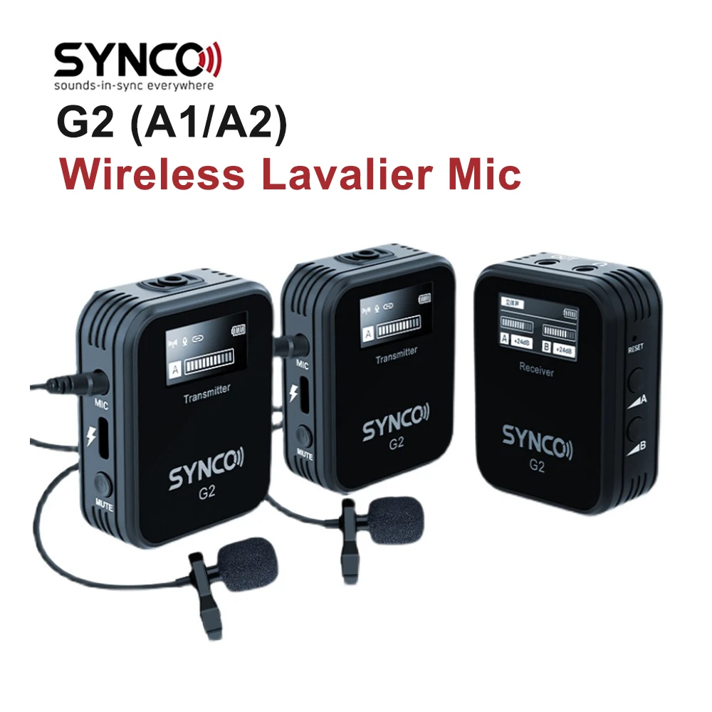 お手頃価格 SYNCO G2 A1 ワイヤレスピンマイクシステム