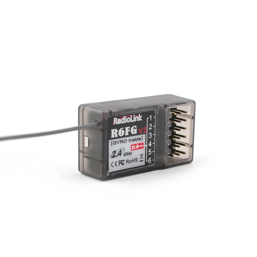 2 4 GHz 6CH радиоприемник R6FG RC с гироскопом интегрированный и HV сервопривод