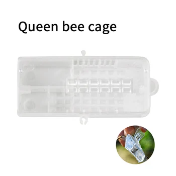 

5 Pcs Beekeeping Product Transparent Push-pull Type Bee Queen Cages Plastic Bee Queen Rearing Tools For Beekeeper