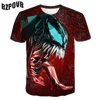 

Spider-man superhero 3D printed kids T-shirt summer casual boys and girls T-shirt venom/tiger streetwear kids harajuku T-shirt