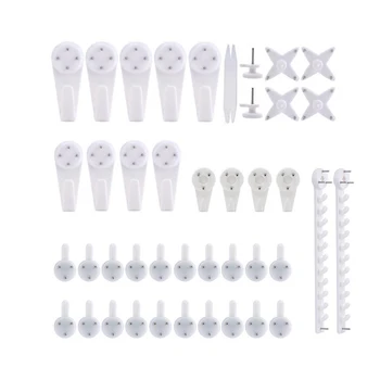 

Non-Trace Hooks Wall Hanger Picture Hanging Hooks Set For Paintings Wedding Photos Frame Mirror Non-Trace Hooks New Hot