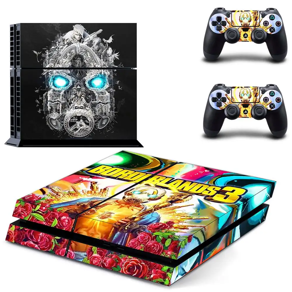 Наклейки для консоли Sony PlayStation 4 и 2 контроллеров PS4|Наклейки| |