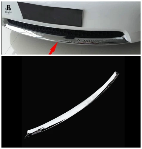 Передняя решетка нижнего бампера хромированная рельефная Накладка для отделки