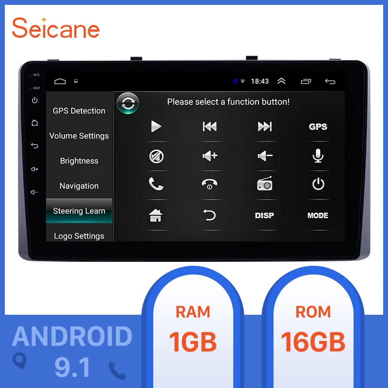 Автомагнитола Seicane 9 дюймов Android 8 1 для Kia Carnival 2010 2011 2012-2019 с Wi-Fi Bluetooth HD сенсорным