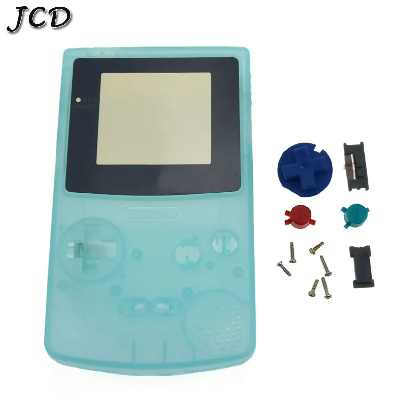 luminous green JCD для GBC Ограниченная серия замена оболочки для игровой консоли Gameboy color GBC полный корпус чехол с набором кнопок - Цвет: luminous green