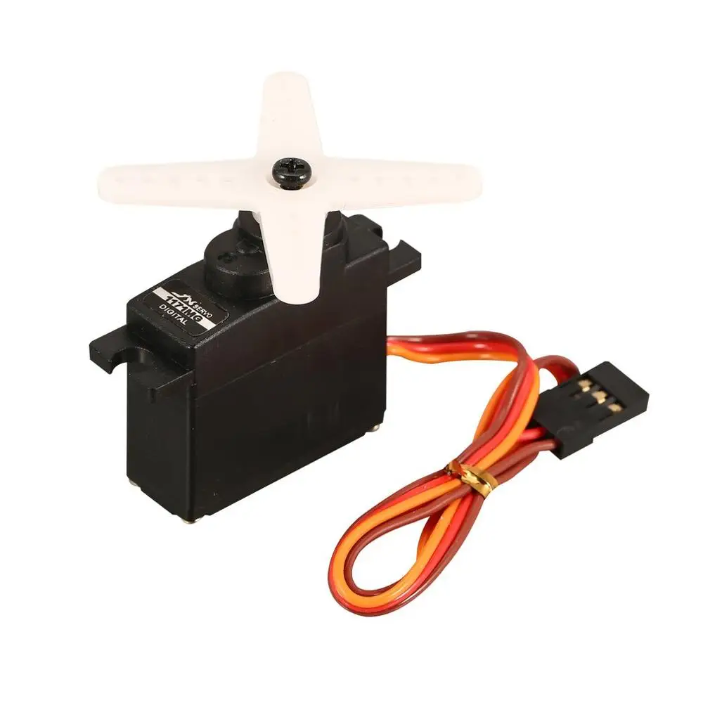 

JX PDI-1171MG Metal Gear 4.8V-6V 3.5KG Large Torque Digital Servo For 200-500mm RC Fixed Wing Airplane Parts Accessories