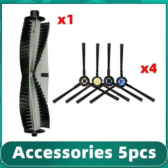 iLife A7 A9S V8 V8s X750 X800 X785 V80 L100 Silvercrest SSR1 SSRA1 Rubber Main Side Brush Hepa Filter Replacement Parts Set H