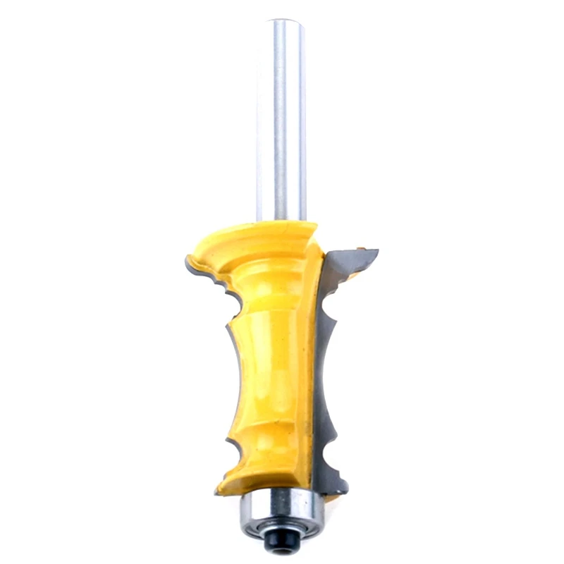 

TOP 8Mm Shank 1-1/2Inch Miter Frame Molding Router Bit Line Knife Door Knife Tenon Cutter for Woodworking Tools
