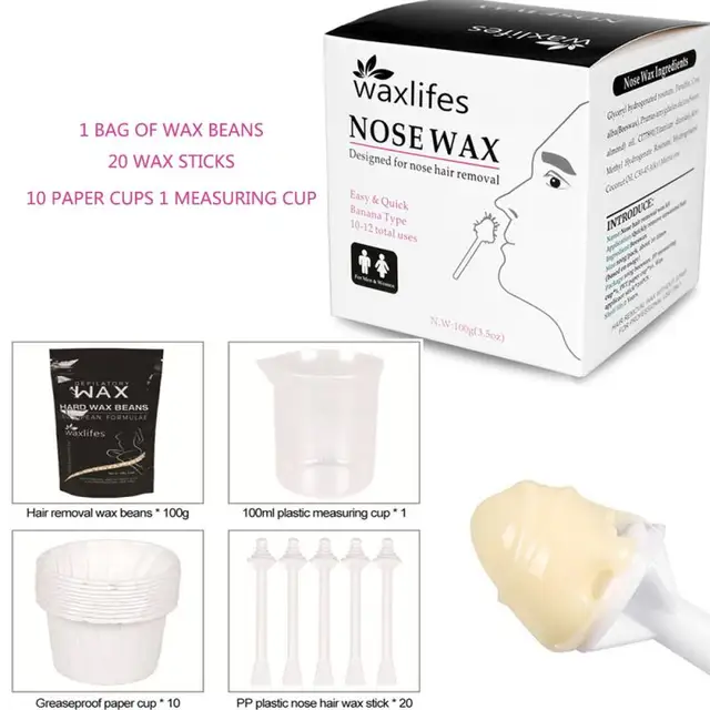 nose and ear hair removal wax