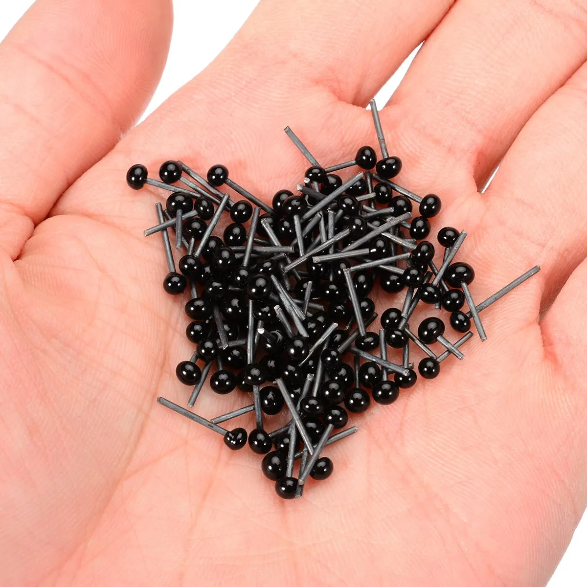 100pcs/set Plastic Glass Doll Eyes Needle Felting Bears Black Dolls Accessories2mm / 3mm 4mm For Eye Arts DIY Crafts | Дом и сад