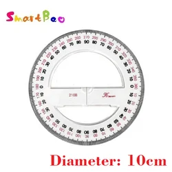 10cm School Protractor Ruler Small Stationary
