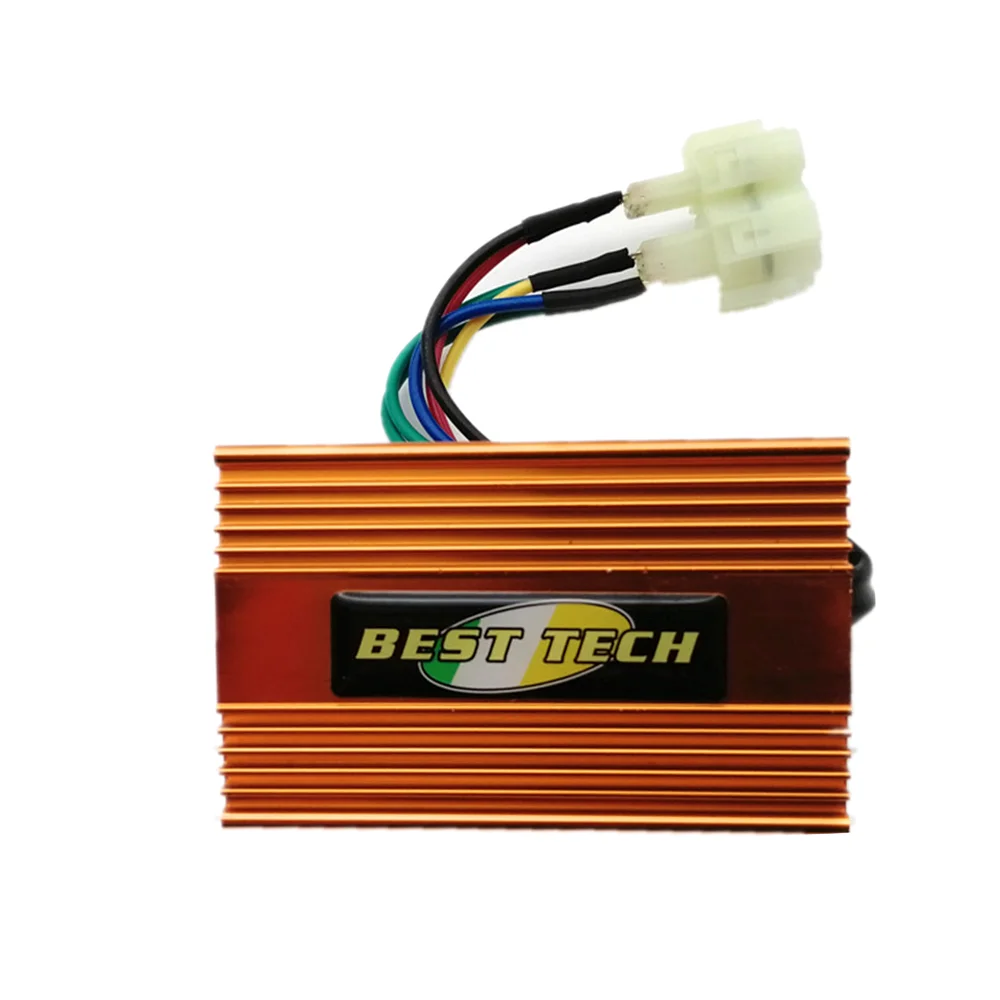 Новый 6 контактный гоночный DC CDI для CG GY6 125 150 200 250cc Dirt Pit Bike ATV Quad Buggy|Зажигание
