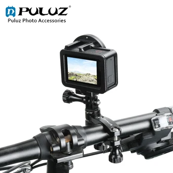 

PULUZ 360 Degree Rotation Bike Aluminum Handlebar Adapter Mount with Screw for GoPro HERO7/6/5 Session, DJI OSMO Action, Xiaoyi