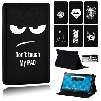 

White Picture Series Flip Soft Leather Tablet Case Fit Acer Iconia A3-A10/Iconia One 10 B3-A10/B3-A20/B3-A30/B3-A40/B3-A50