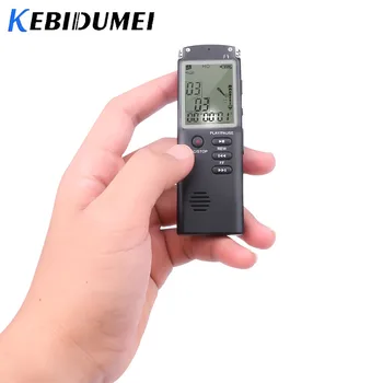 

Kebidumei Voice Recorder USB 96 Hours Dictaphone Digital Audio Professional Voice Recorder With WAV MP3 Player 6 Hours