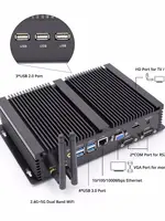 11th Gen Industrial Fanless PC i7 1165G7 1185G7 i5 1135G7 1155G7 Mini PC RJ45 Lan 2*RS232 HD VGA Fanless Rugged Mini Computer 2