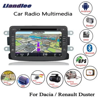 

Liandlee For Renault Duster / For Dacia Duster 2011~2018 Android Car Radio CD DVD Player GPS Navi Navigation Maps Camera OBD TV