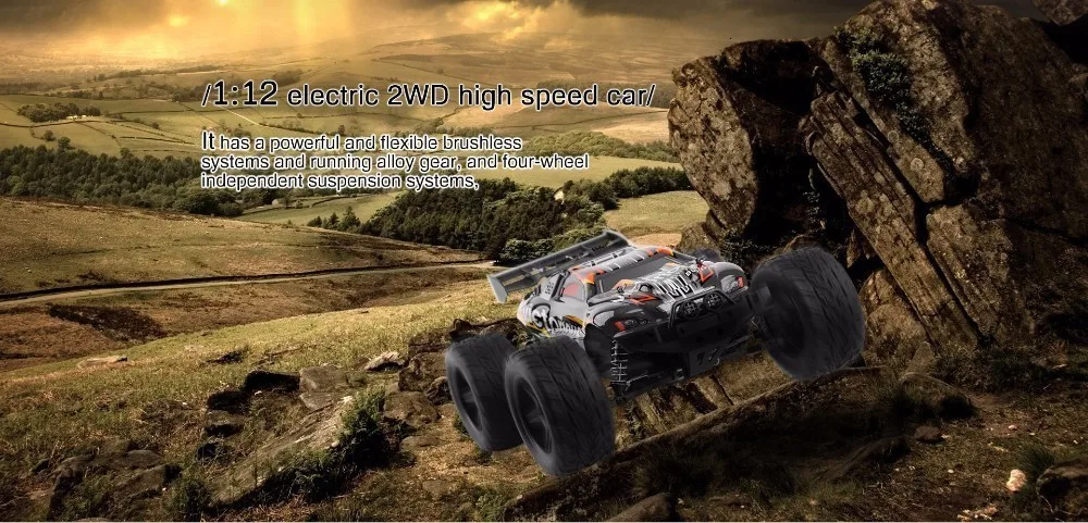 WLtoys A333 35 км/ч высокая скорость RC соревнования автомобиль 1:12 Масштаб Дистанционное управление автомобиль 4CH 2,4 г 2WD Dirt Bike игрушки для детей