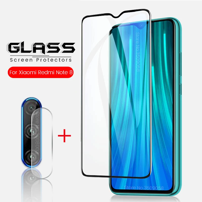 Стекло для камеры 2-в-1 Xiaomi Redmi Note 8 Pro защита экрана дисплея защитные очки на Xiomi Mi