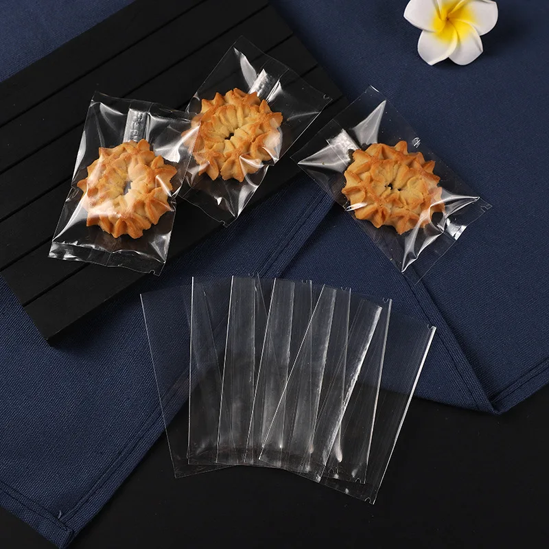 200 Sachets Plastiques Transparents Adhésifs OPP - 8x13 Cm, 50 Microns - Pour Bonbons, Biscuits, Bijoux Et Cadeaux