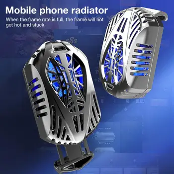 

Mobile Phone Radiator Portable Fashionable Mute Cooling Fan for Holding 4-7 Inches Mobile Phones Gaming