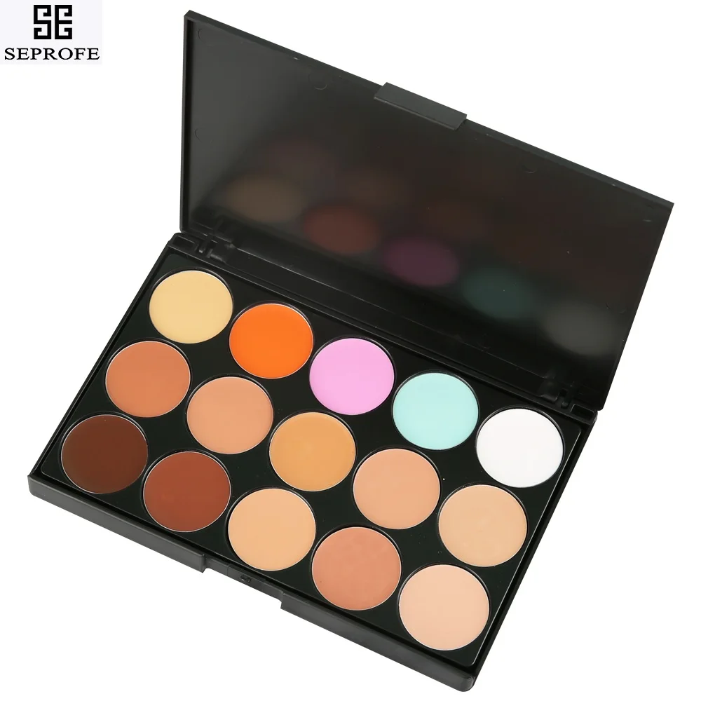 

15 Colors Matte Face Concealer Palette Highlighter Concealer Cream Eye Contour Corrector Waterproof Shadow Make Up Pallete