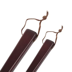 Craft Wooden Shoe Horn Dutch Wood Long Handle Shoehorn Lifter with Hanging Rope
