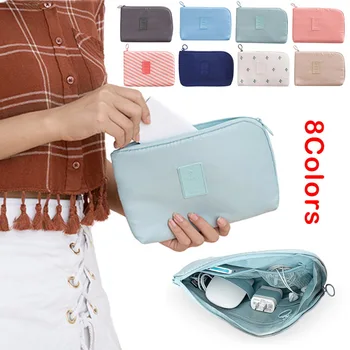

Digital Storage Bag USB Data Cable Organizer Earphone Wire Bag Pen Power Bank Travel Kit Case Pouch Electronics Accessories
