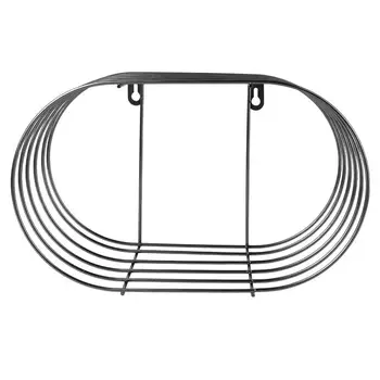 

1Pc Metal Wall Shelf Living Room Rack Wall Shelf Bedroom Wall Rack Wall Rack for Store Bedroom Wall Home