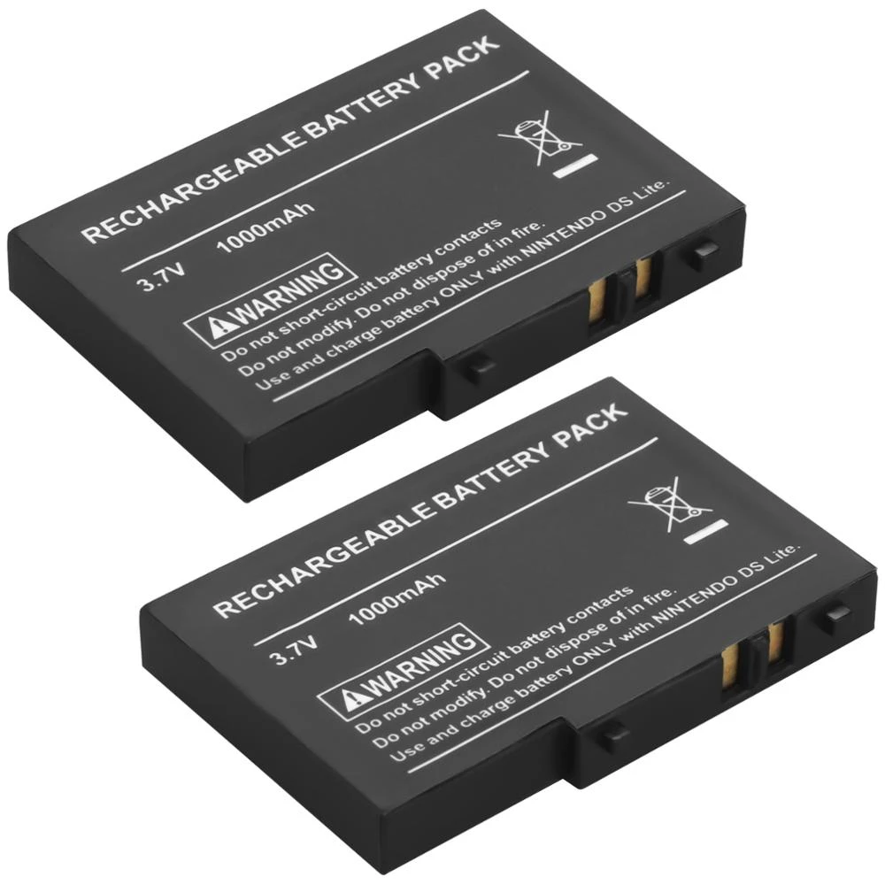 2pcs Li Ion Rechargeable Battery Nintendo Bateria Fat Case Aliexpress