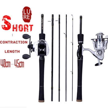 

Spinning Fishing Rod 4 Sections ML Power Casting Fishing Rods Soft Solid Carbon 1.8m/2.1m/2.4m Travel Rod Fishing Tackle