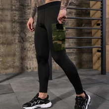 2 pair Men Compression Pants Fitness Pants Quick Dry Sports Fitness Gym Workout Running Jogging Baselayer Leggings Tights