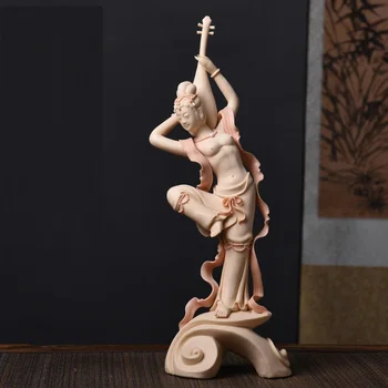 

34CM NEW CHINESE STYLE BEAUTY FLYING LADY CHARACTER STATUE BEAUTIFUL WOMEN FIGURINE CERAMICS CRAFTS HOME DECORATION R3952