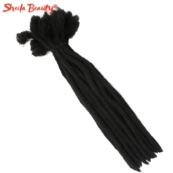 

Handmade Dreadlocks Crochet Braids Hair Synthetic Faux Locs For Men And Women Ombre Braiding Hair Extensions Black Pre Stretched