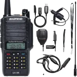Baofeng – émetteur récepteur étanche IP67 8W UV 9R, double bande, étanche à la poussière 