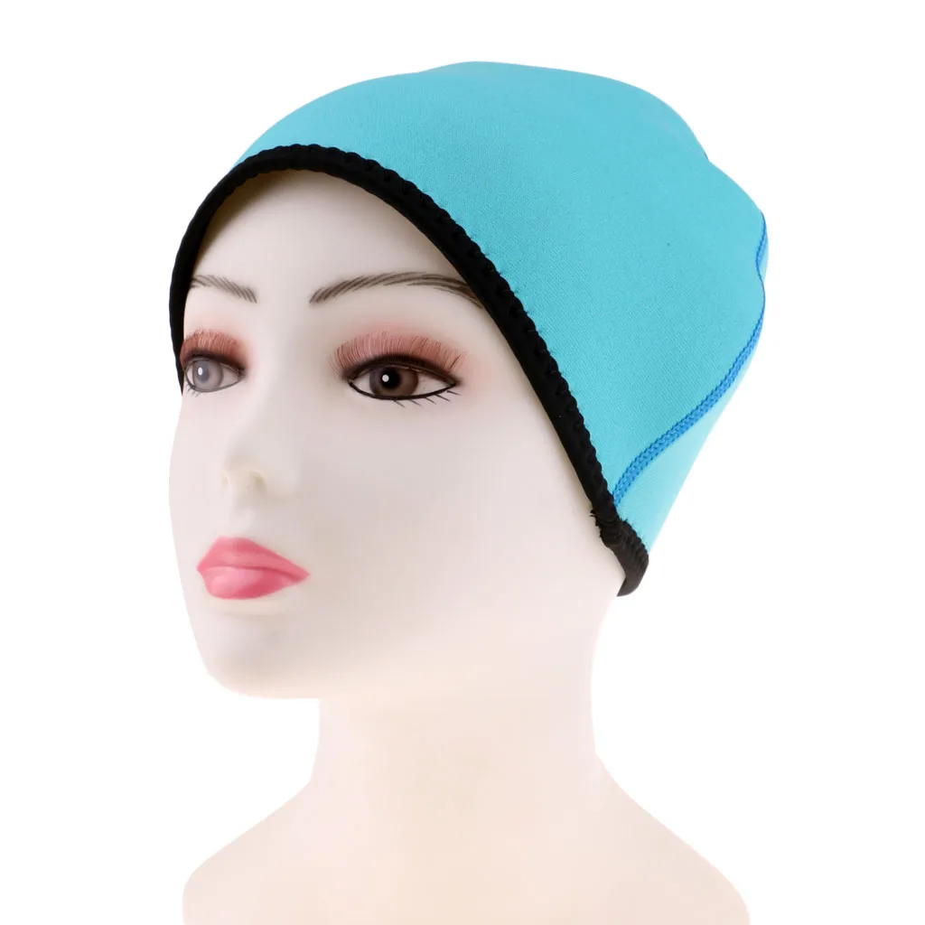 Unisex 2mm Neoprene Ultra-light Warm Beanie Hat Swimming Cap for Surfing Kayak Rafting Canoe Snorkeling S/M/L